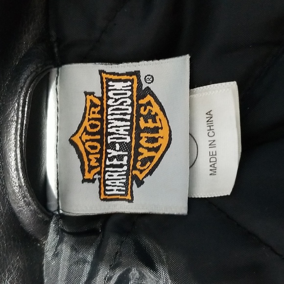 Harley Davidson Motorcycle Jacket Size 4T - Picture 7 of 8